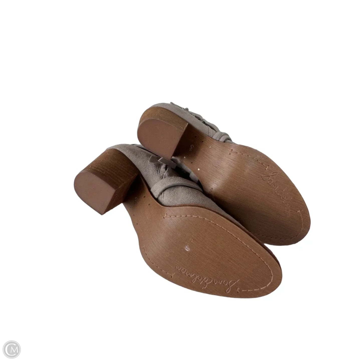 Boots Ankle Heels By Sam Edelman In Grey, Size: 6.5