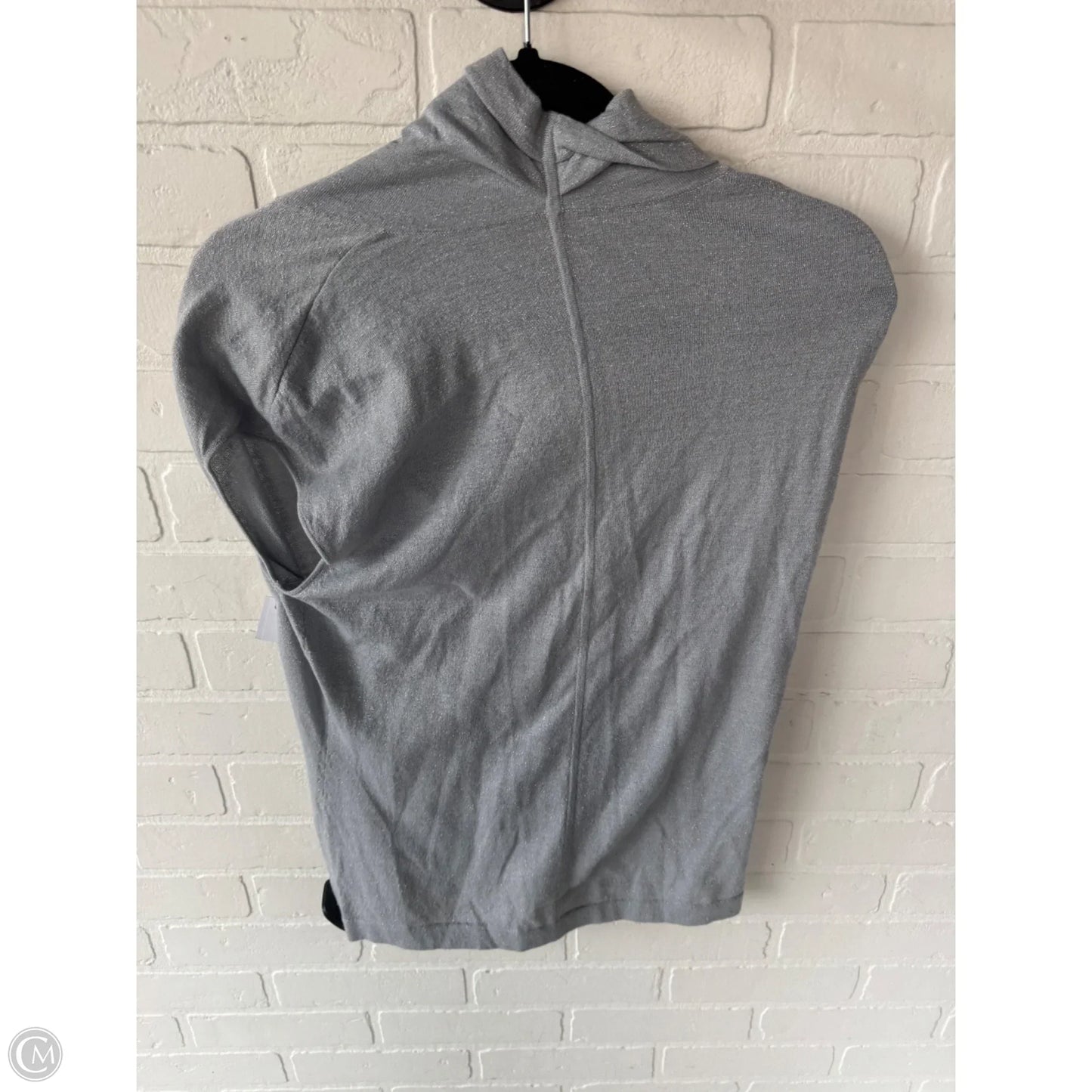 Sweater Designer By Lafayette 148 In Silver, Size: L
