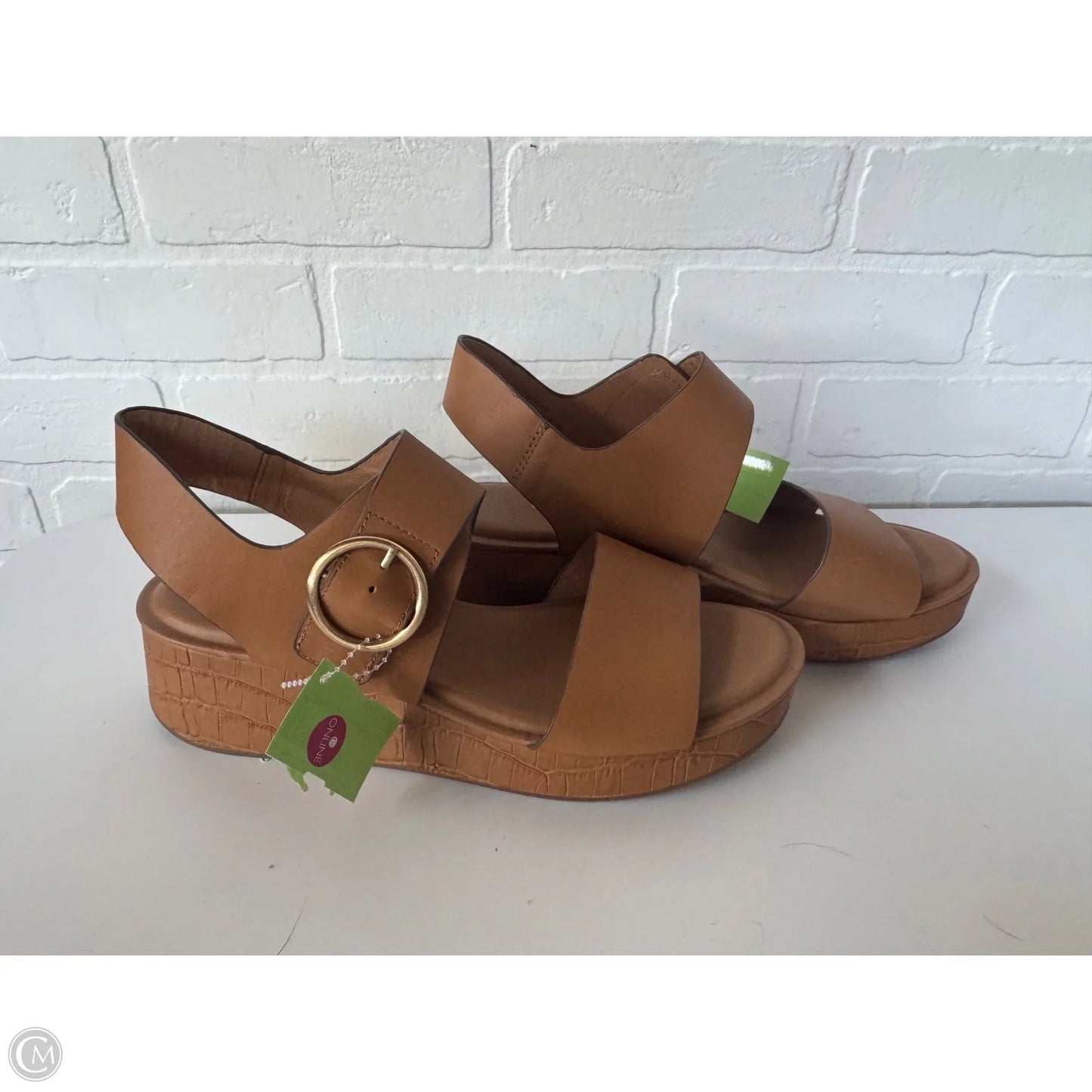 Sandals Flats By Sofft In Brown, Size: 11