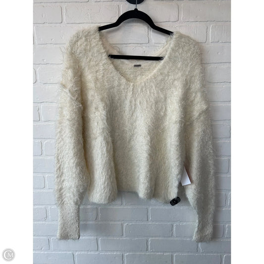 Sweater By Free People In Cream, Size: Xs