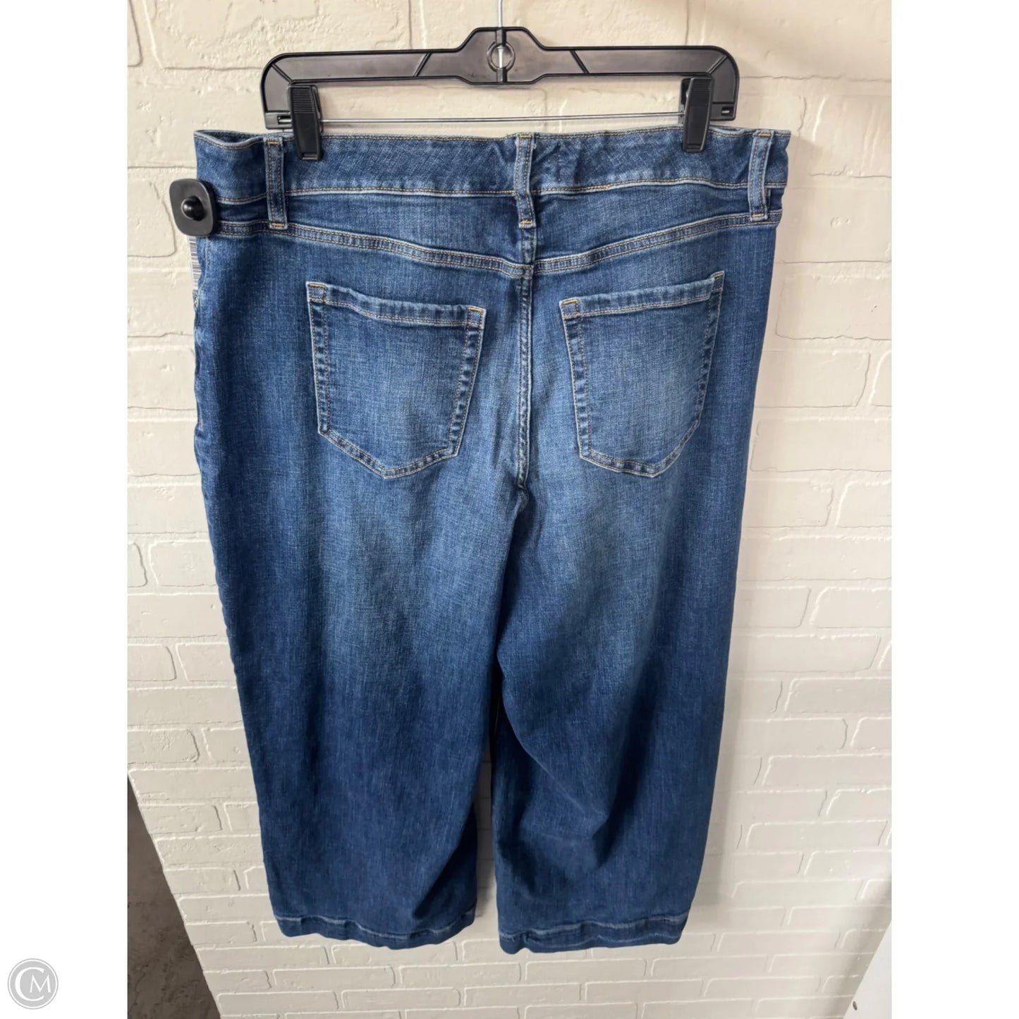Jeans Wide Leg By Lane Bryant In Blue Denim, Size: 16