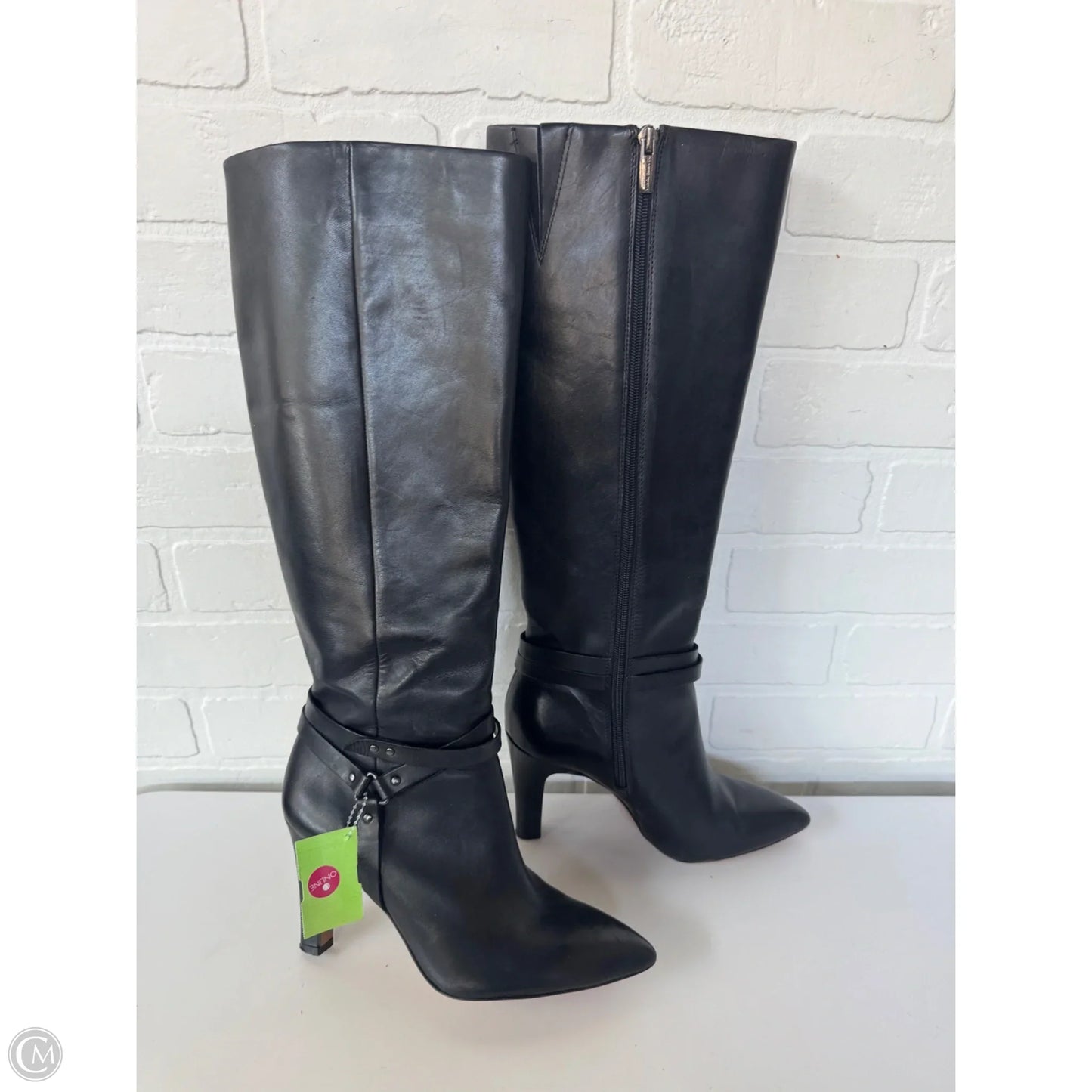 Boots Knee Heels By Vince Camuto In Black, Size: 7.5