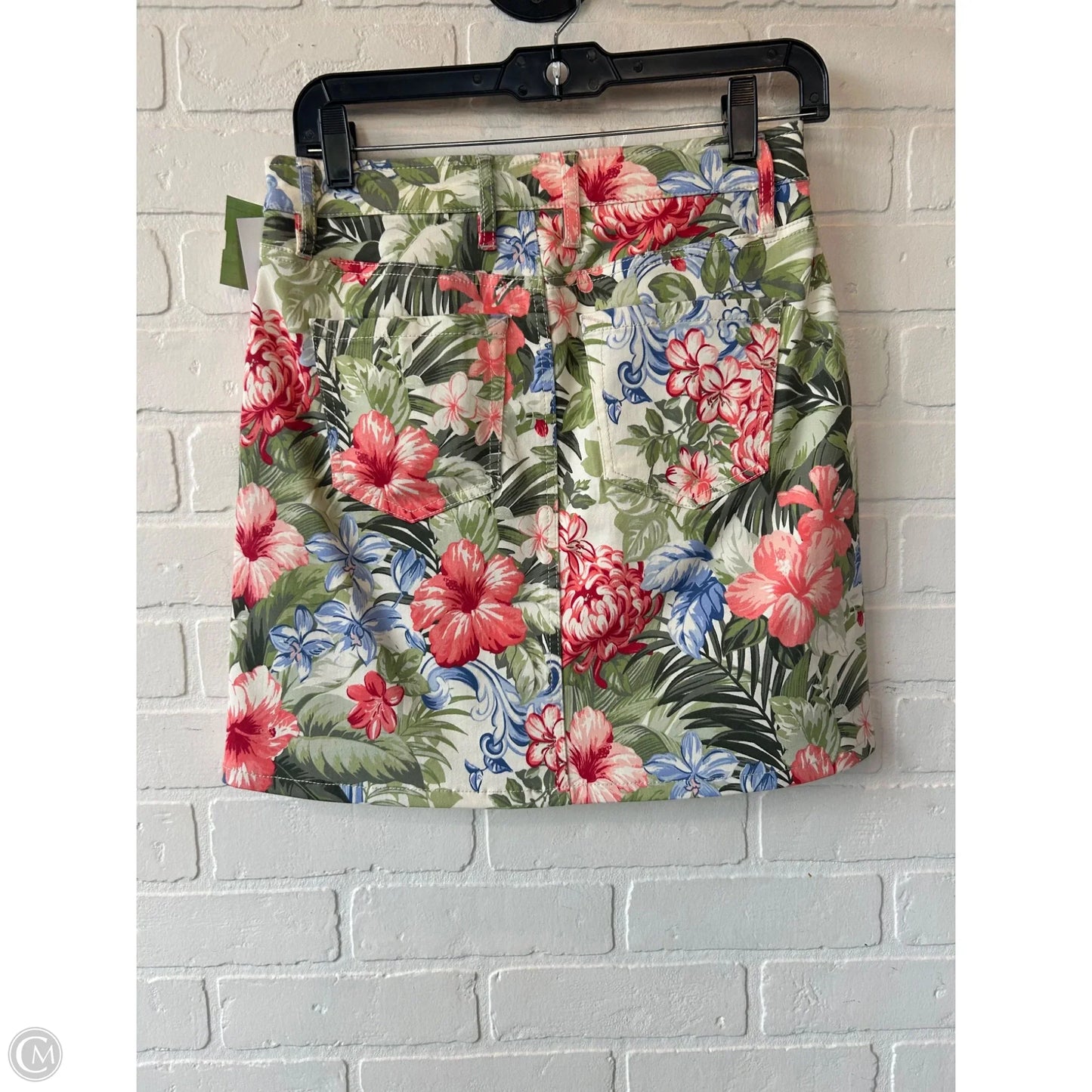 Skirt Mini & Short By Tommy Bahama In Green & Tan, Size: 0