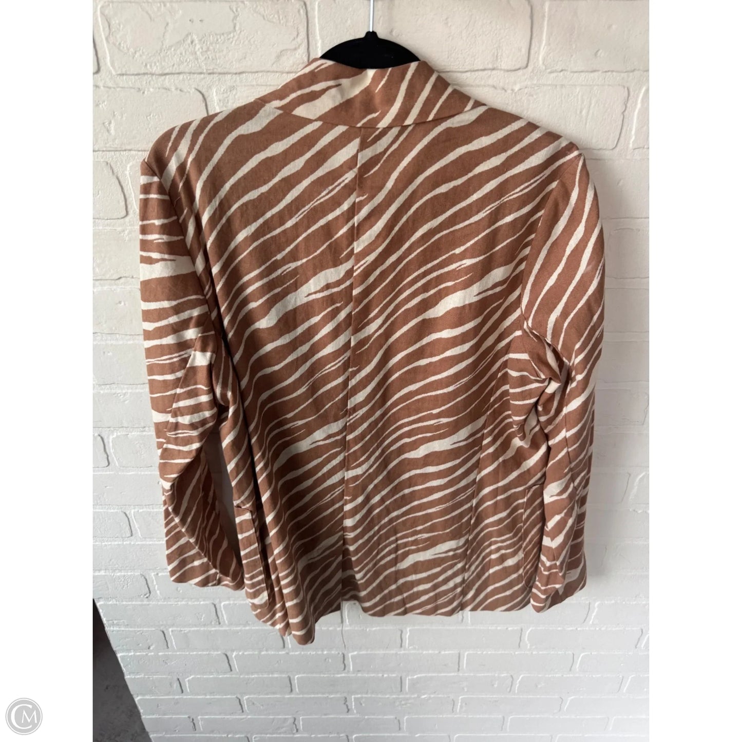 Blazer By A New Day In Brown & Cream, Size: M