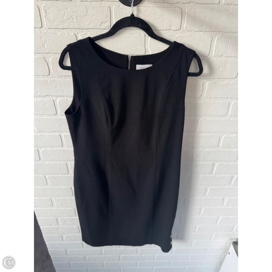 Dress Work By Calvin Klein In Black & Silver, Size: M