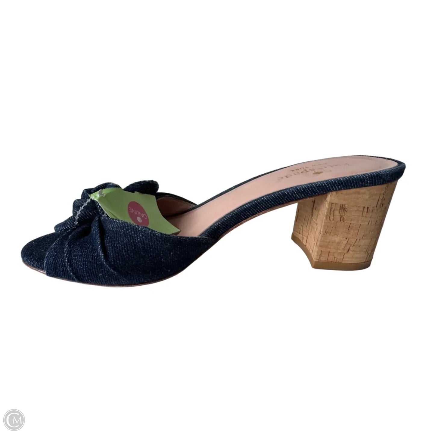 Sandals Designer By Kate Spade In Blue Denim, Size: 6