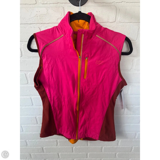 Athletic Tank Top By Helly Hansen In Brown & Pink, Size: M