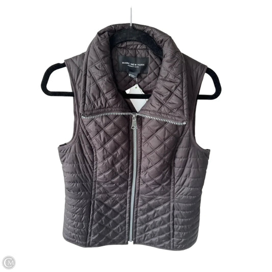 Vest Puffer & Quilted By Marc New York In Brown, Size: S