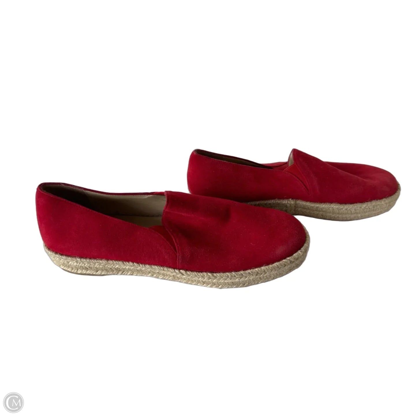 Shoes Designer By Stuart Weitzman In Red & Tan, Size: 9