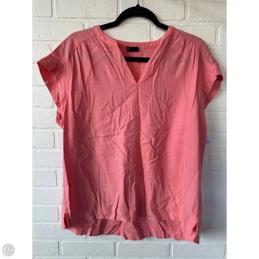 Top Short Sleeve By Splendid In Pink, Size: L