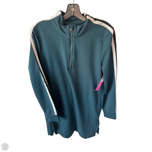 Athletic Dress By Athleta In Green & White, Size: L