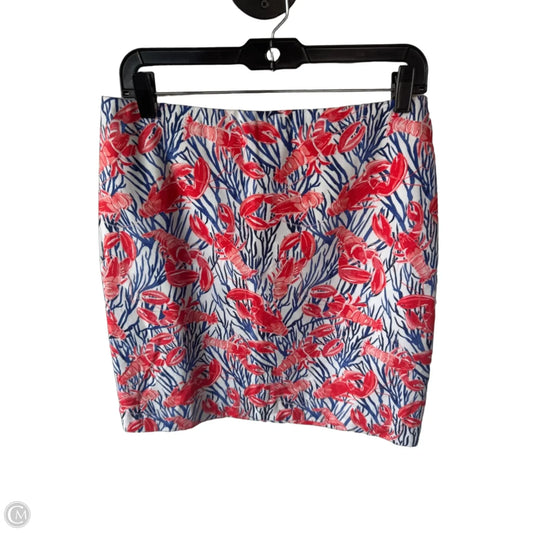 Skirt Mini & Short By Talbots In Blue & Red & White, Size: 6
