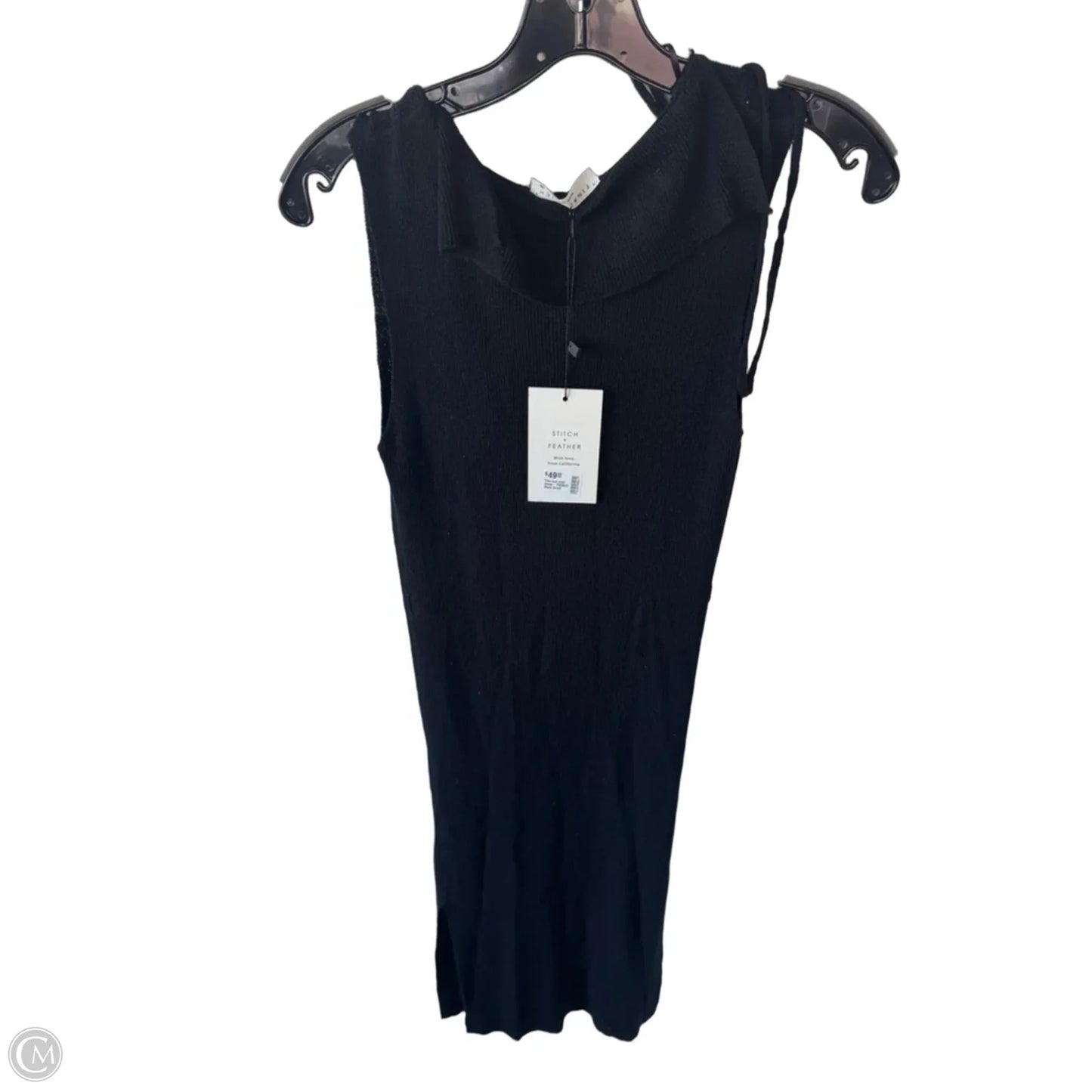Dress Casual Midi By Final Touch In Black, Size: S