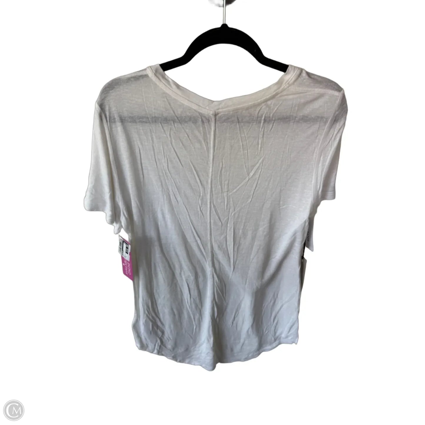 Top Short Sleeve Basic By Babaton In White, Size: M