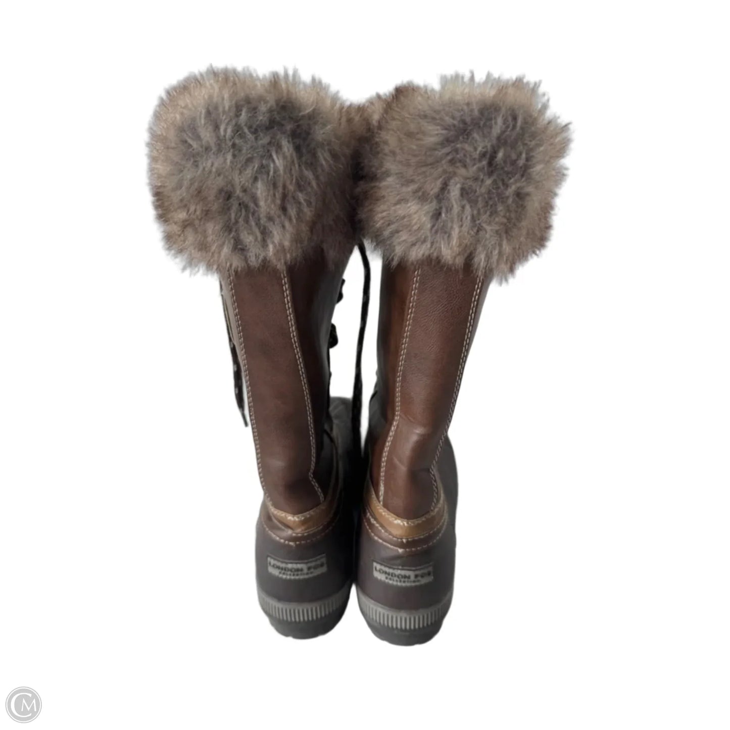 Boots Snow By London Fog In Brown, Size: 10