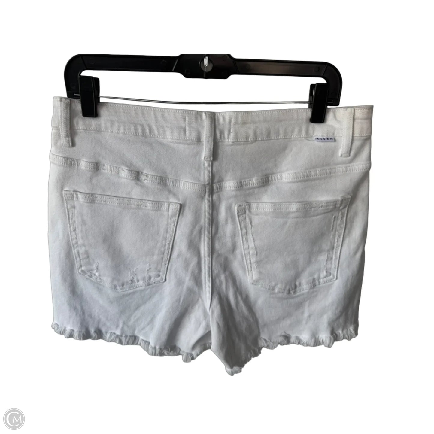 Shorts By Risen In White Denim, Size: 16