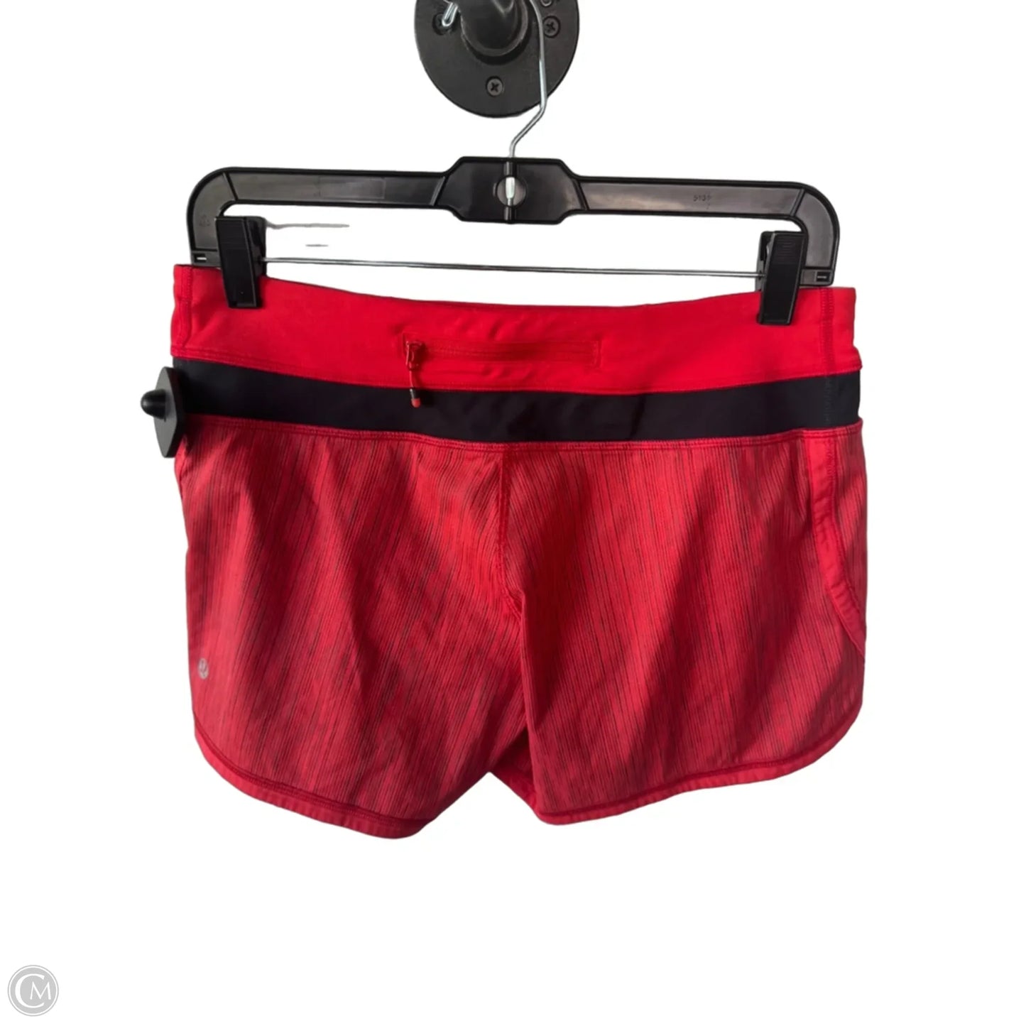 Athletic Shorts By Lululemon In Red, Size: 6