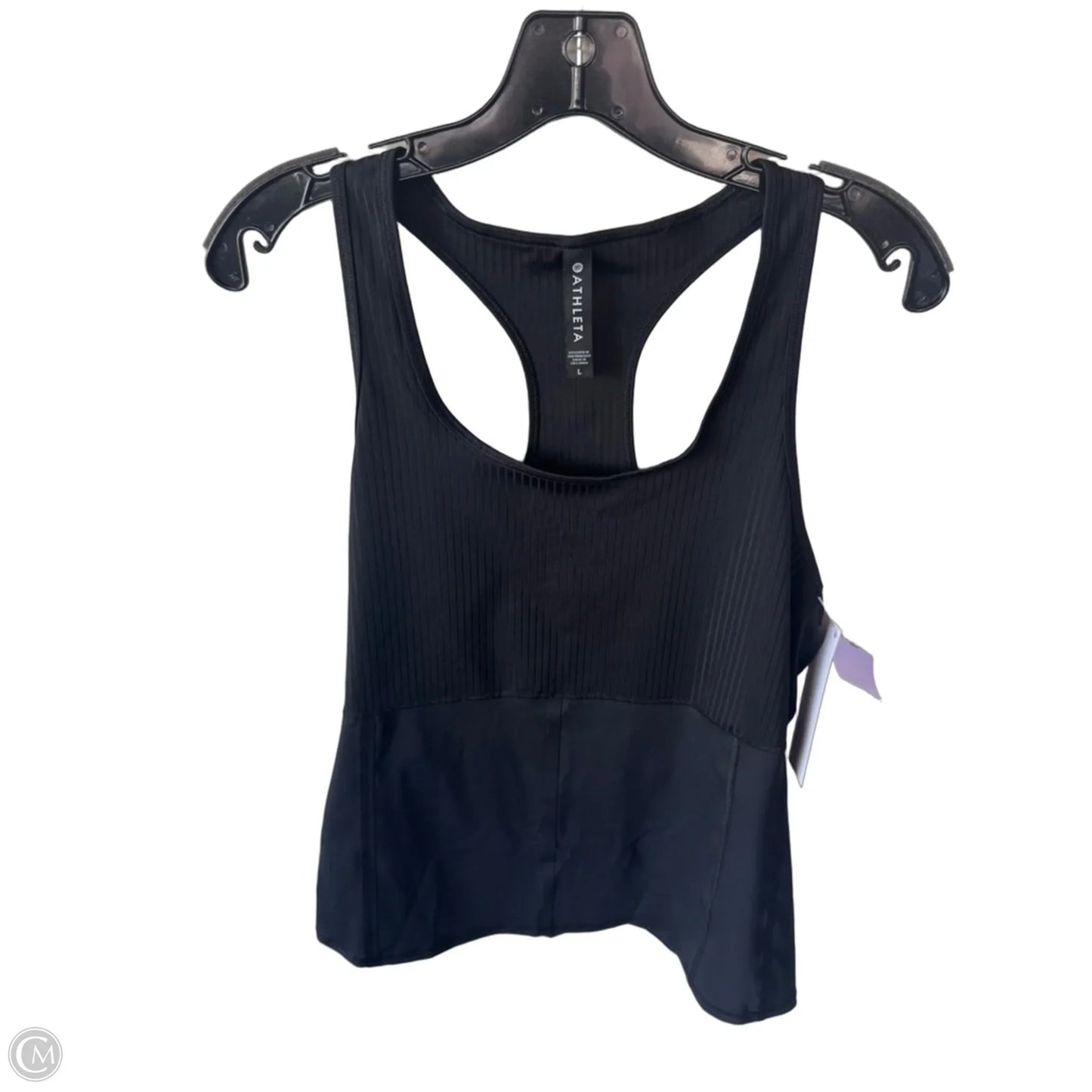 Athletic Tank Top By Athleta In Black, Size: L
