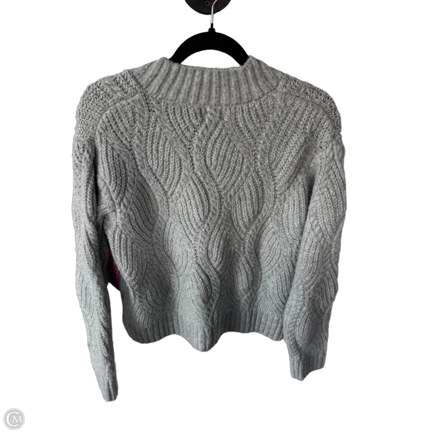 Sweater Cardigan By Universal Thread In Silver, Size: Xs