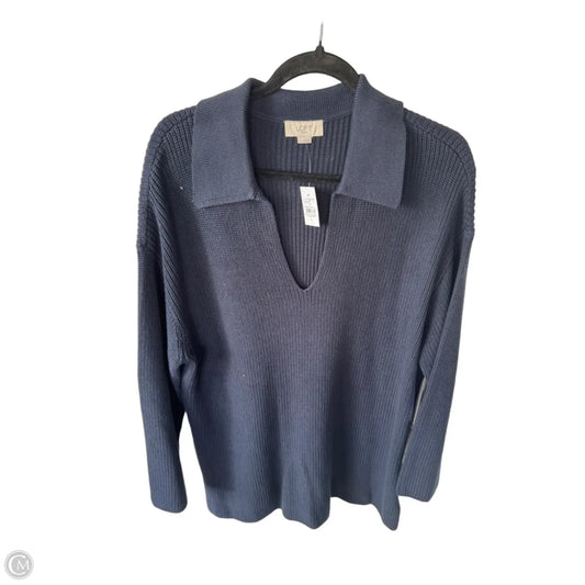 Sweater By Loft In Blue, Size: Xl