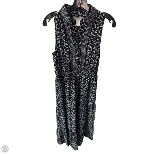 Dress Casual Maxi By London Times In Black & White, Size: S
