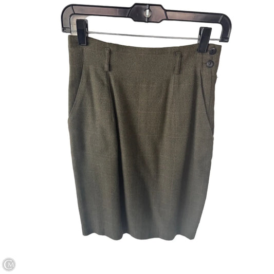 Skirt Midi By Clothes Mentor In Green, Size: 4