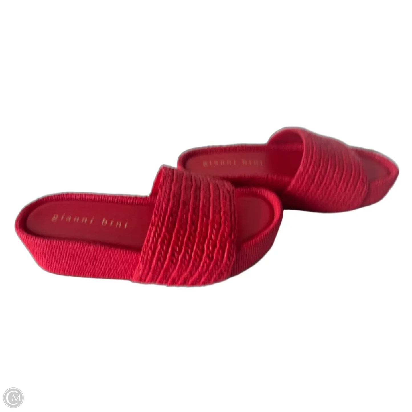 Sandals Heels Platform By Gianni Bini In Red, Size: 8