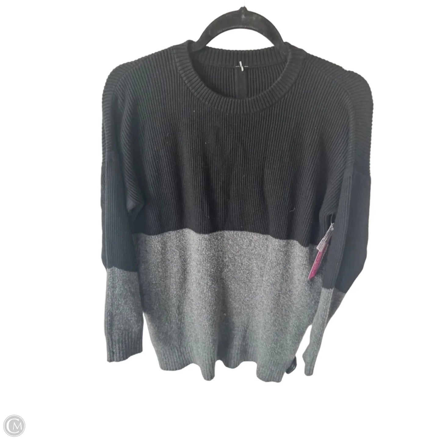 Sweater By Lululemon In Black & Grey, Size: S