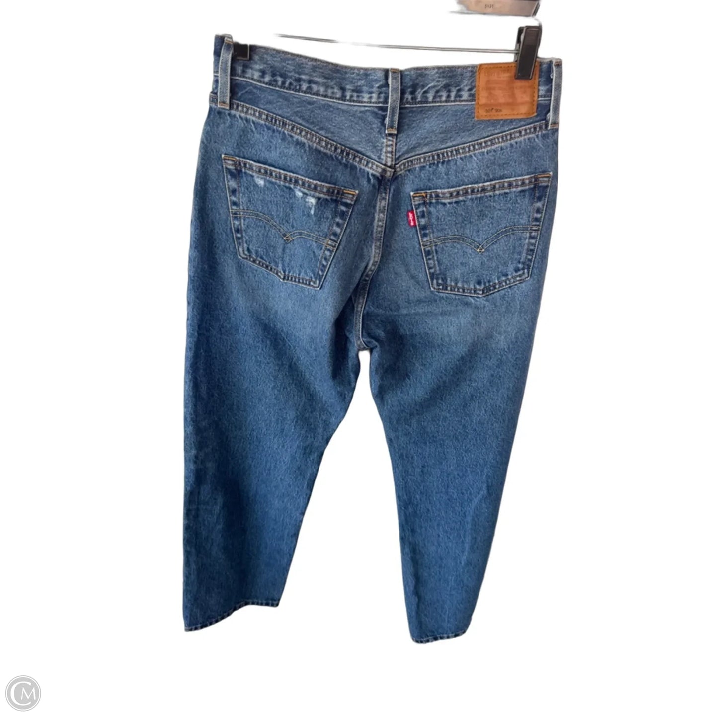 Jeans Straight By Levis In Blue Denim, Size: 6