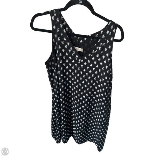 Dress Work By Loft In Black & White, Size: M