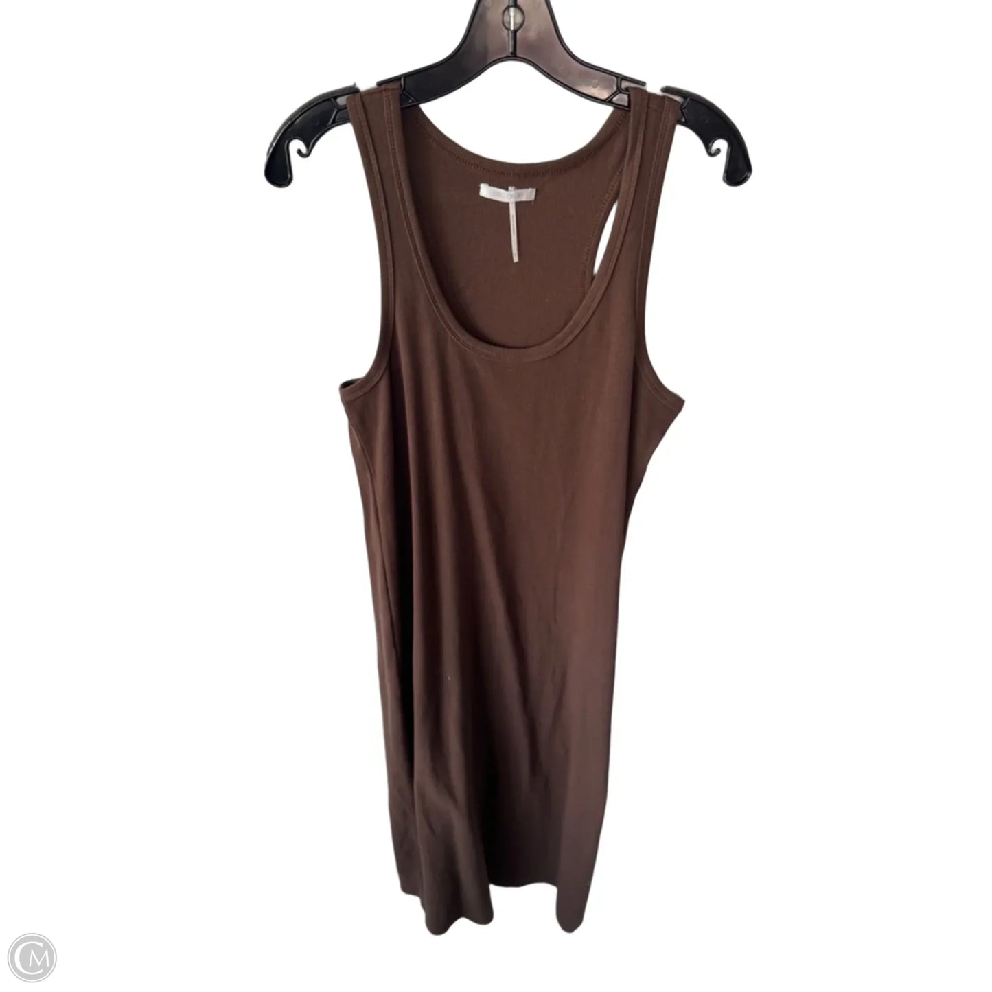 Dress Casual Midi By Clothes Mentor In Brown, Size: L