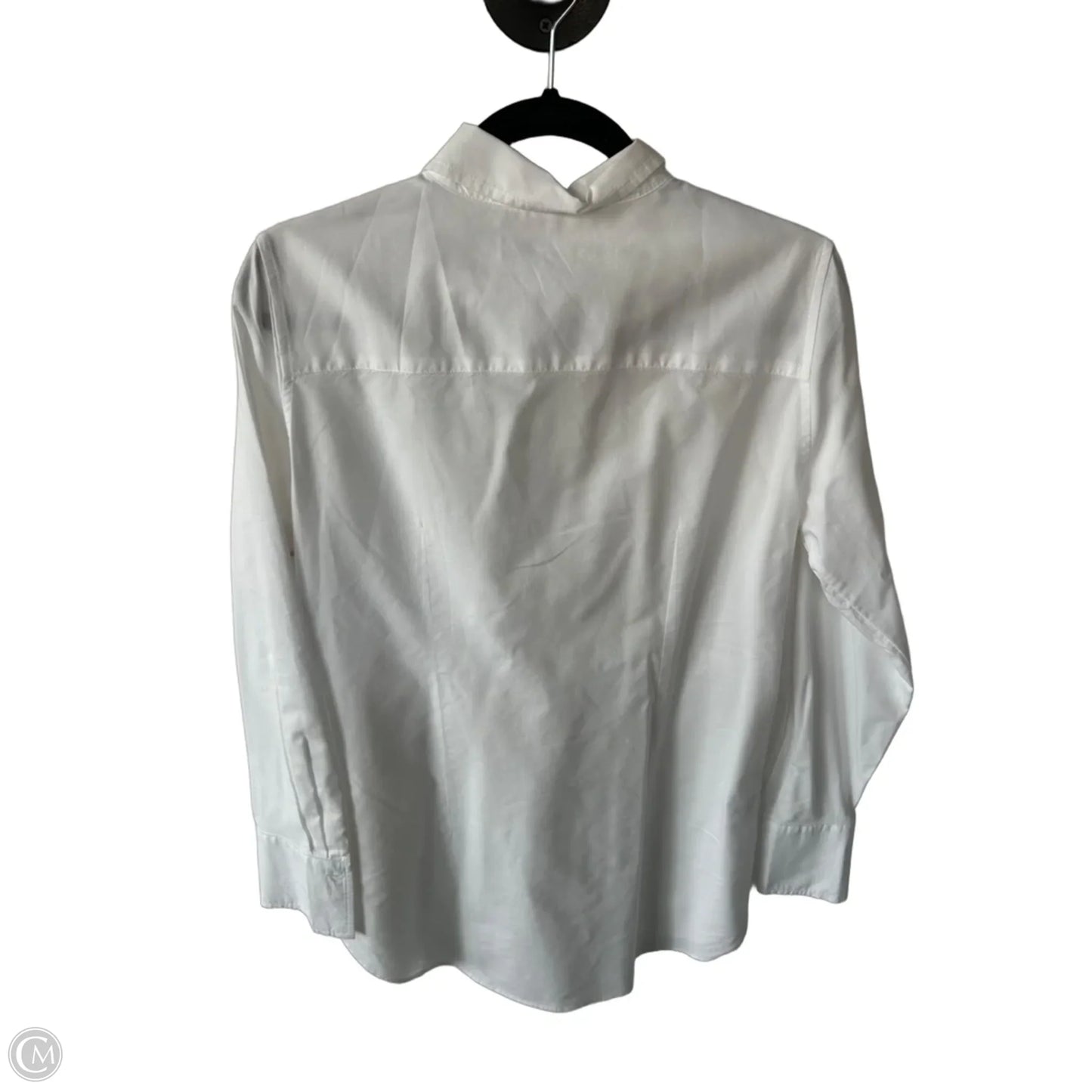 Tunic Long Sleeve By Loft In White, Size: S