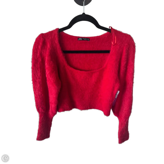Sweater By Zara In Red, Size: M