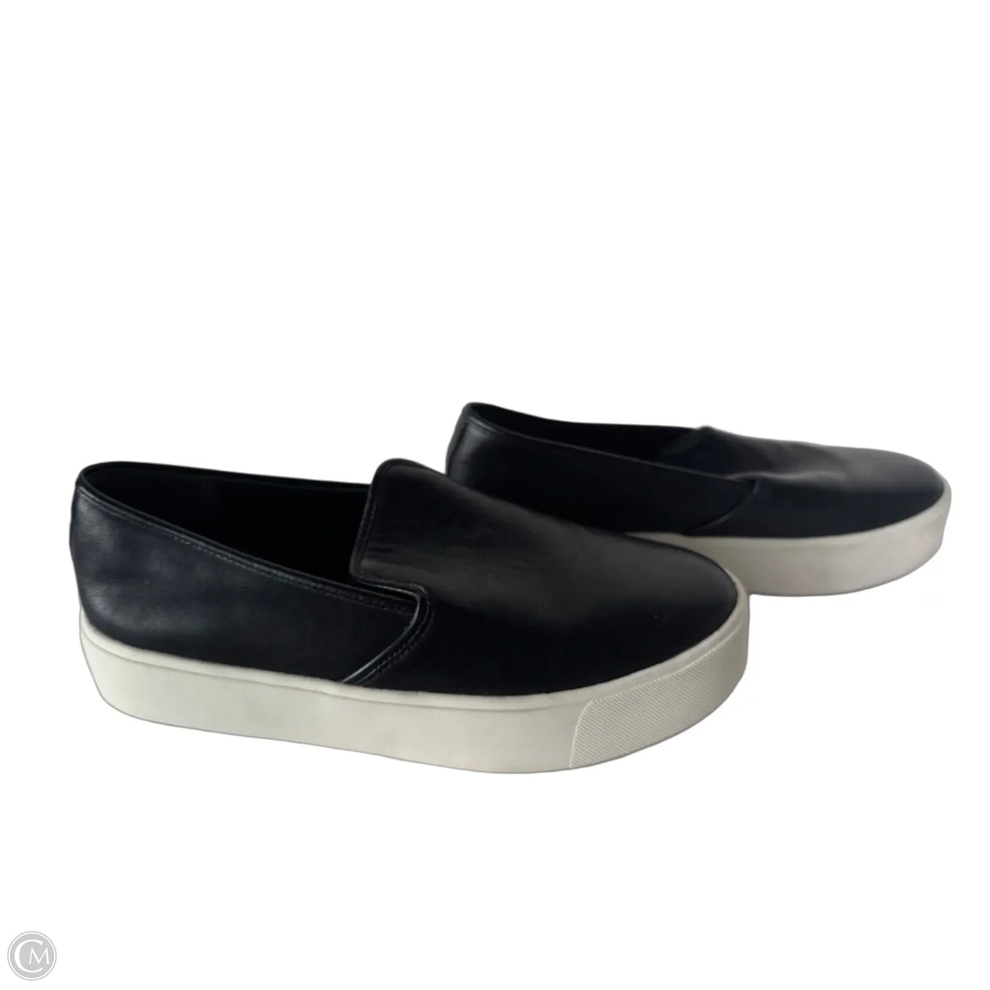 Shoes Sneakers By Vince In Black & White, Size: 7.5