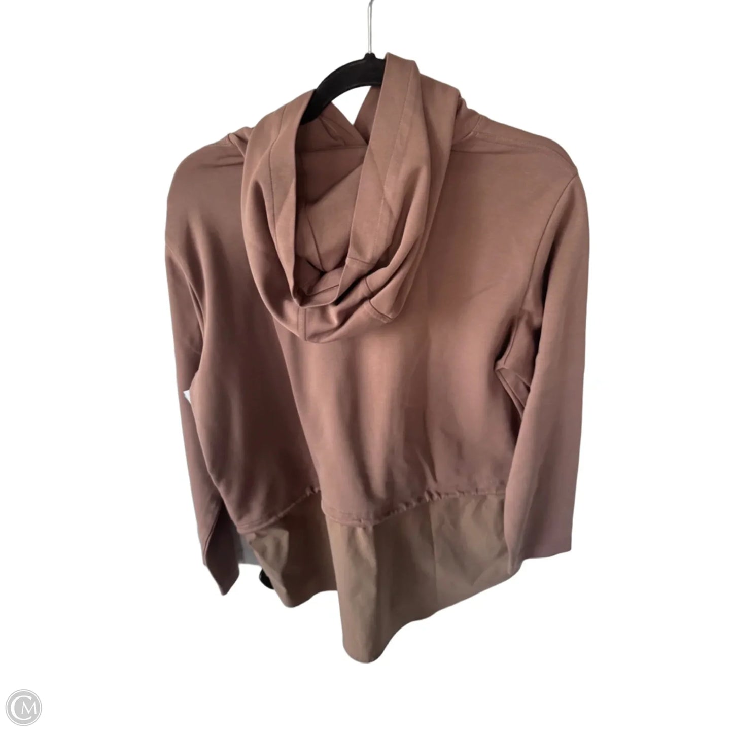 Athletic Sweatshirt Hoodie By Athleta In Brown, Size: L