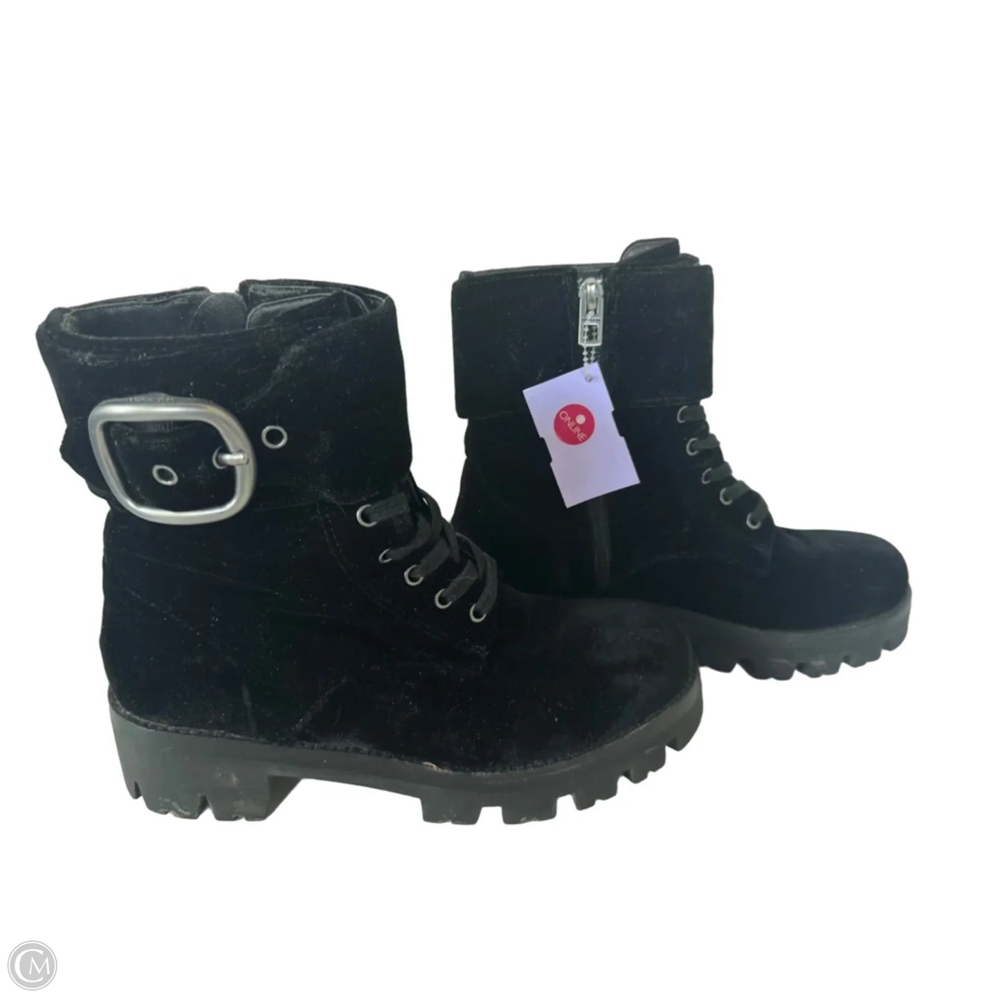 Boots Designer By Coach In Black, Size: 6.5