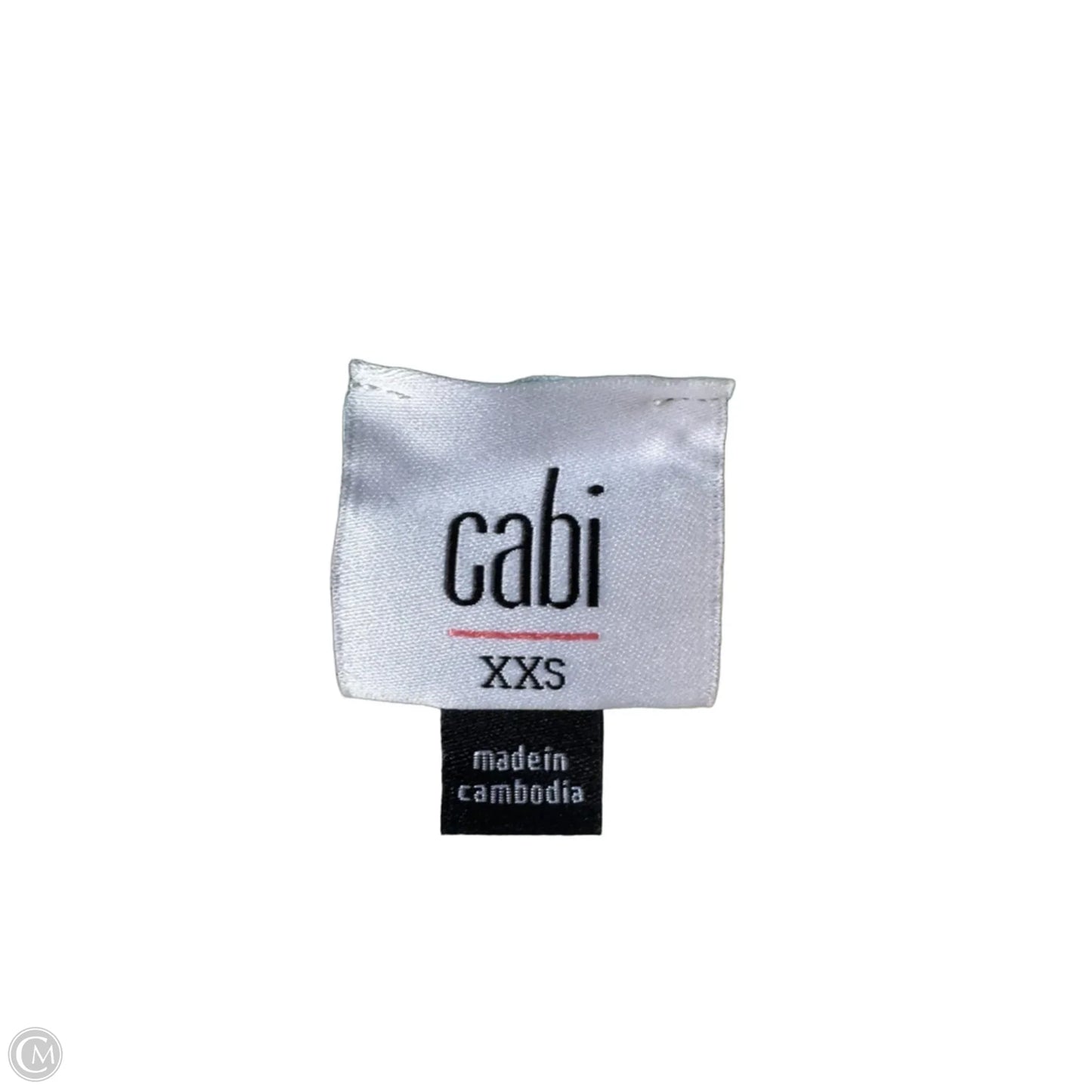 Sweater By Cabi In Green & White, Size: Xxs