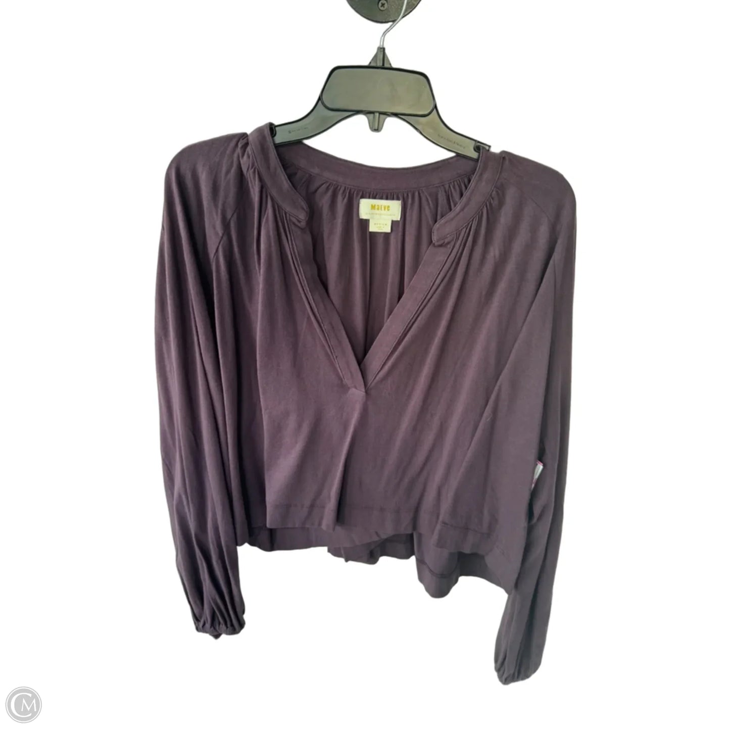 Top Long Sleeve By Maeve In Purple, Size: M