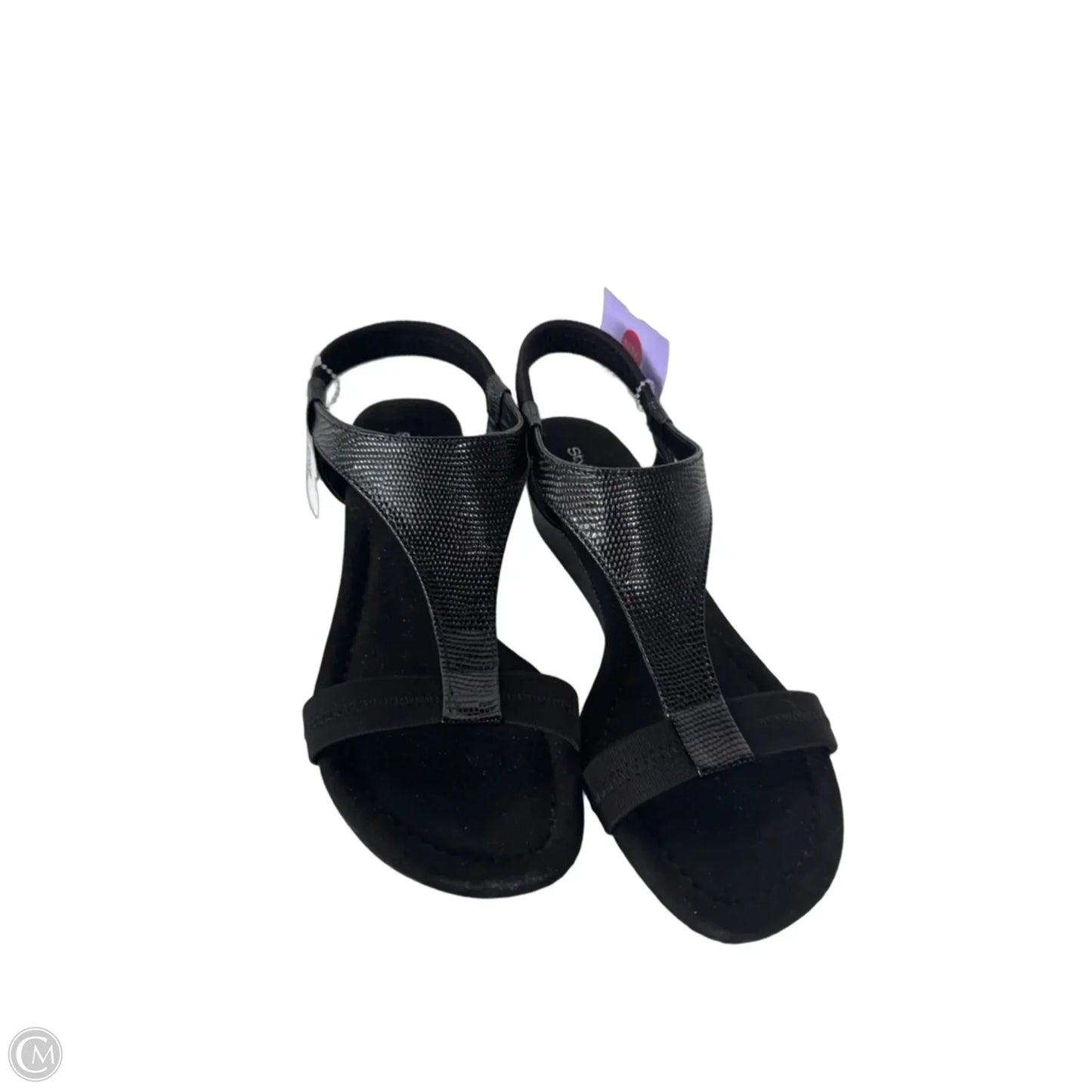 Sandals Heels Stiletto By Style And Company In Black, Size: 7.5