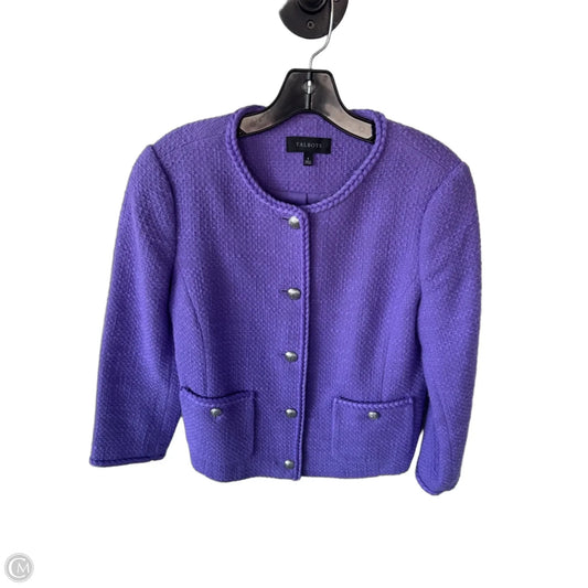 Blazer By Talbots In Purple, Size: M