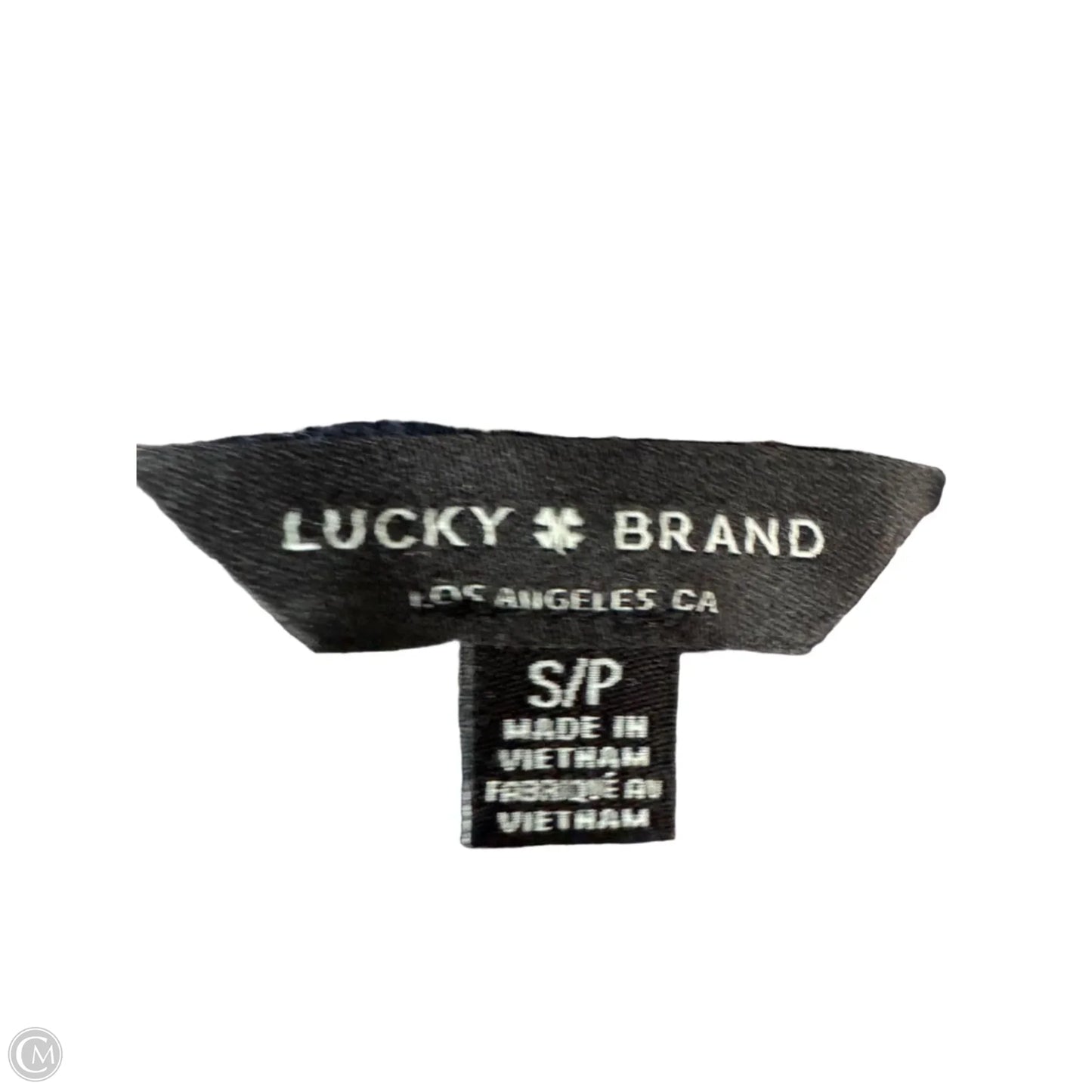 Top Long Sleeve By Lucky Brand In Blue & Orange, Size: S