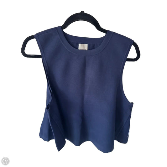 Vest Sweater By Maeve In Blue, Size: Xl