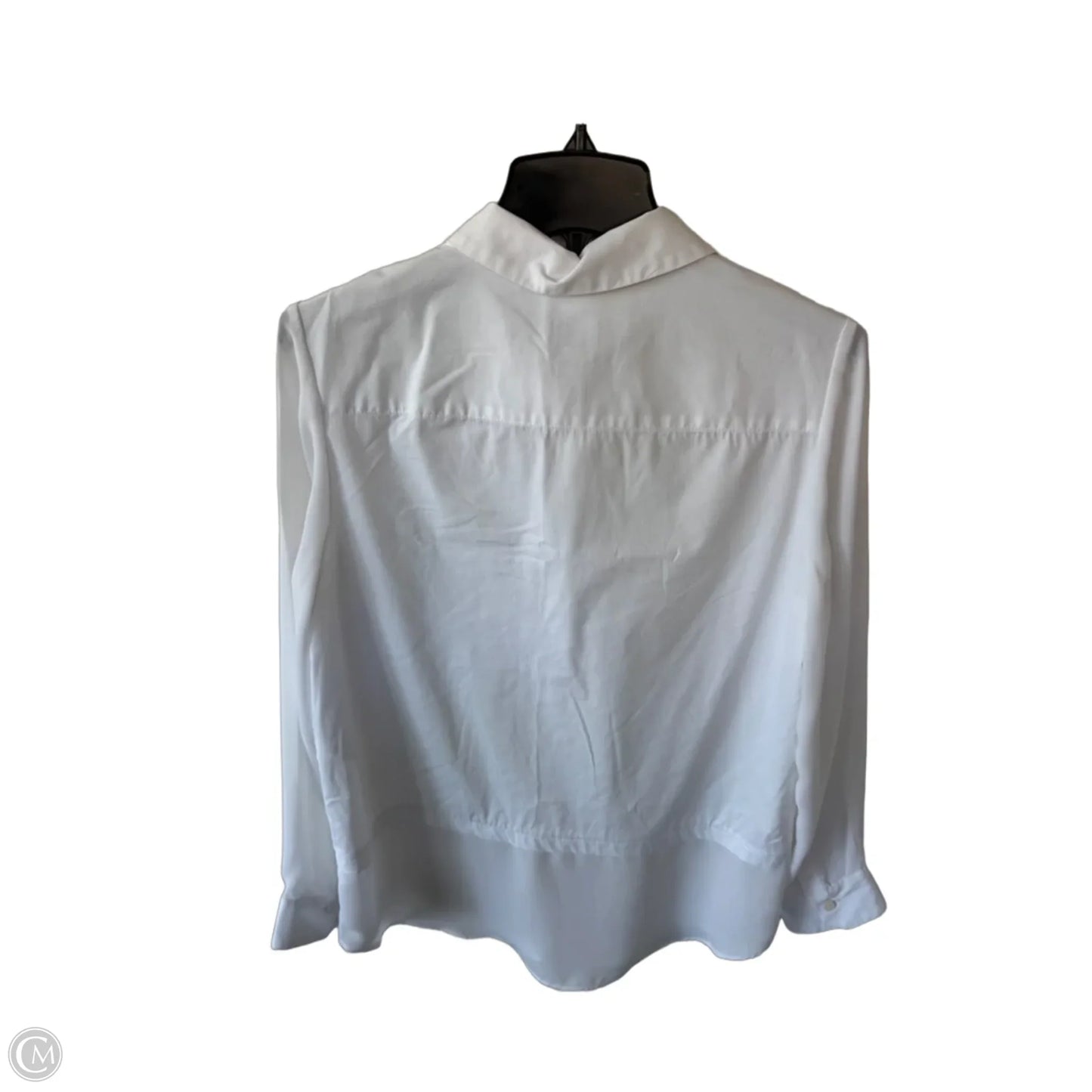 Top Long Sleeve By Chicos In White, Size: S