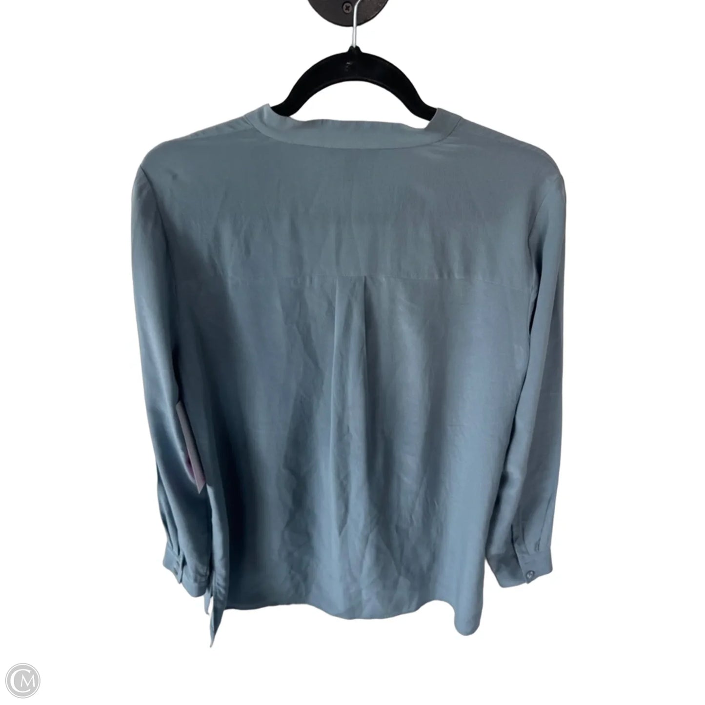 Top Long Sleeve By Eileen Fisher In Blue, Size: S