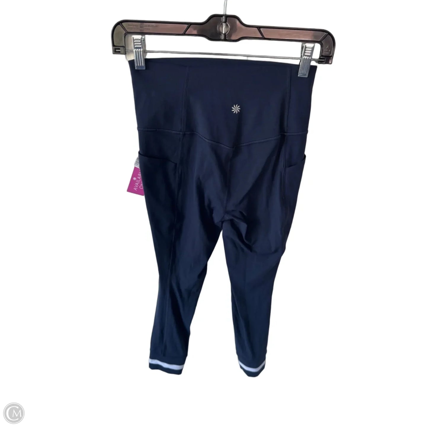 Athletic Leggings By Athleta In Blue, Size: 0