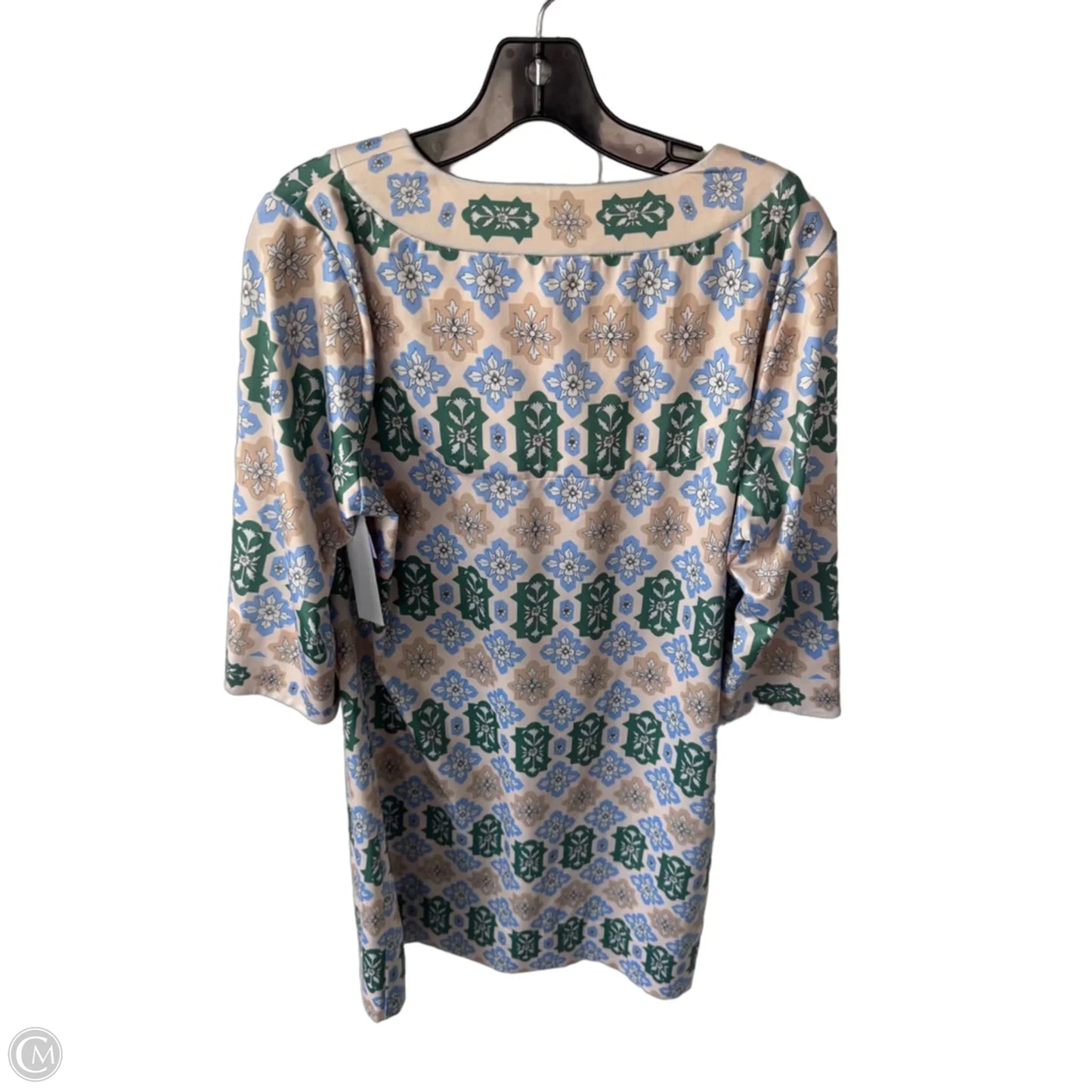 Dress Casual Short By Gretchen Scott In Green & Tan, Size: Xl