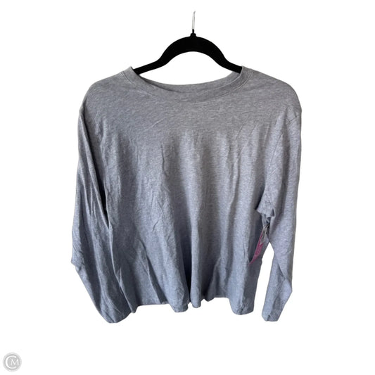 Top Long Sleeve Basic By Pact In Grey, Size: Xl