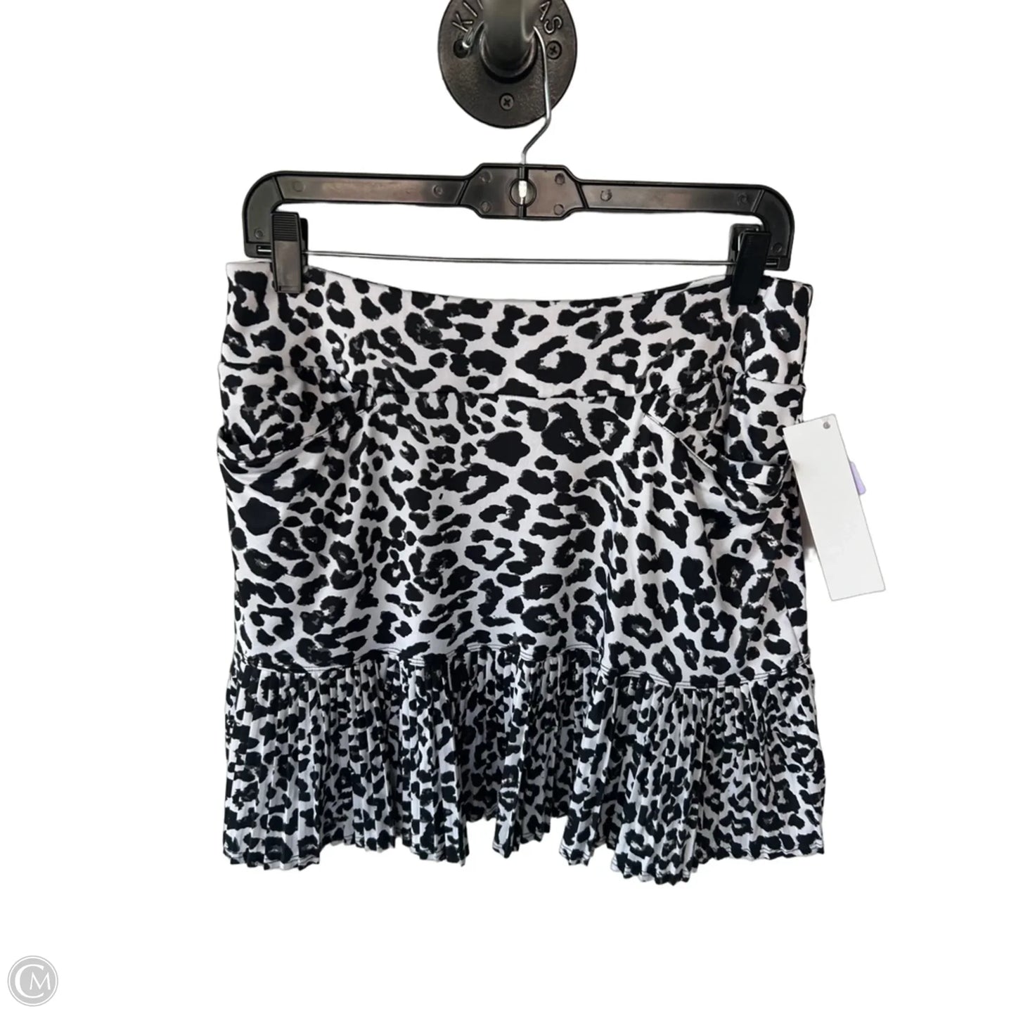 Athletic Skort By Tail In Black & White, Size: 4