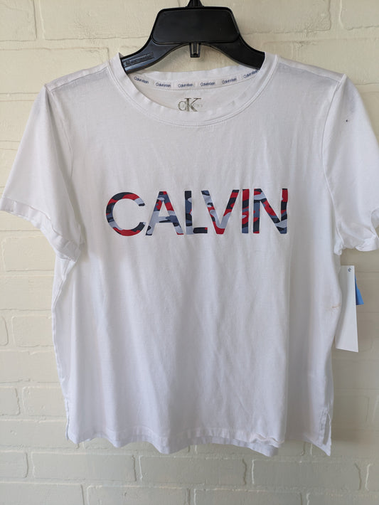 Top Short Sleeve By Calvin Klein  Size: L