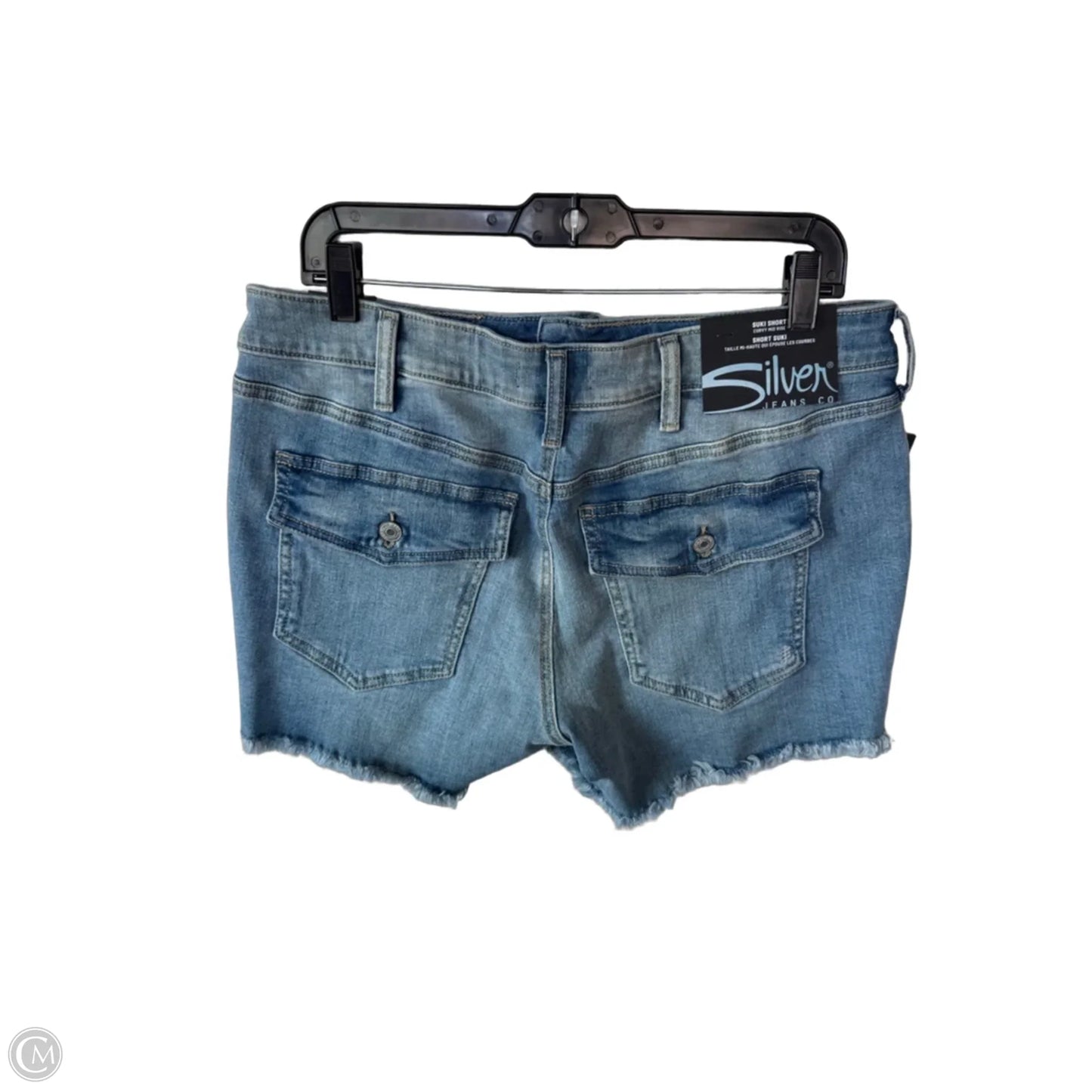 Shorts By Silver In Blue Denim, Size: 16